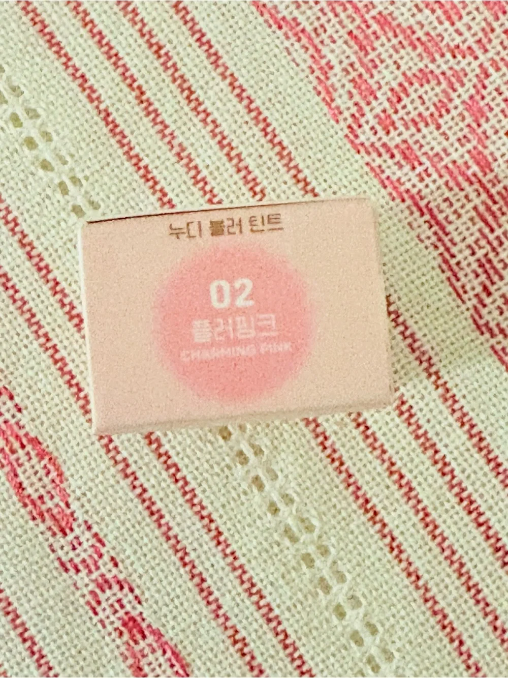 Cologram 02 Charming Pink Nude Blur Lip + Cheek Tint— Soft Pink